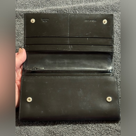 PRADA LONG WALLET W/ CHAIN - Picture 6 of 9